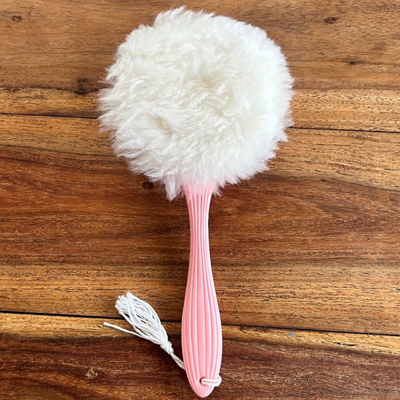VINTAGE Pink Avon Powder Puff Wand - Picture 4 of 10